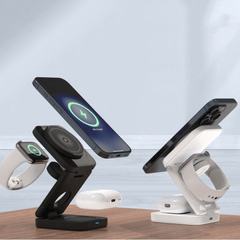3 IN 1 FOLDABLE WIRELESS CHARGER - Priceless Collect LLC