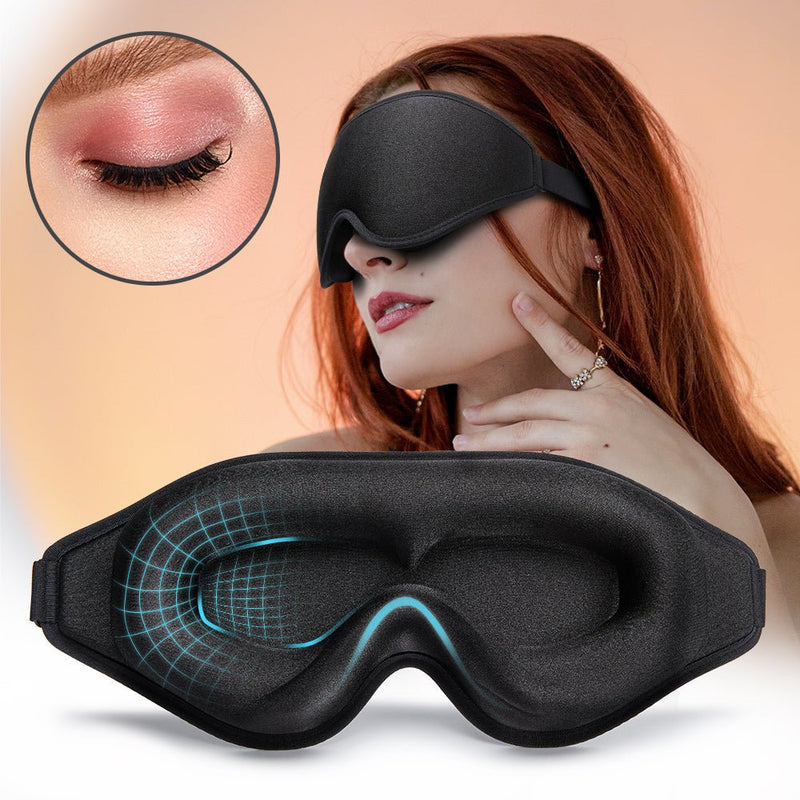 3D Natural Memory Foam Sleep Mask for Comfort - Priceless Collect LLC