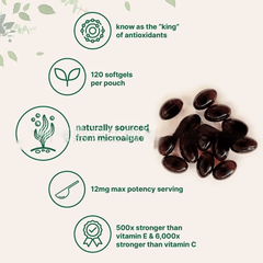 Astaxanthin Soft Capsules – 120 Tablets - Priceless Collect LLC