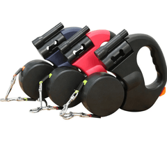 Auto Double Dog Leash - Priceless Collect LLC