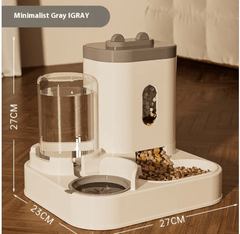 Automatic Pet Feeder Dog Basin Cat Bowl Supplies Water Dispenser - Priceless Collect LLC