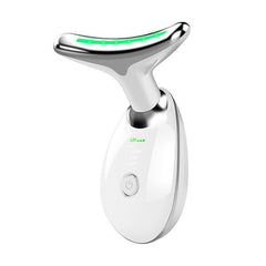 Beauty Facial Massager, 7 Color Wavy Acne Beauty Microcurrent Facial Device Skin Firming for Face Neck Beauty Device, - Priceless Collect LLC