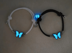 Blue Luminous Smart Butterfly Necklace - Priceless Collect LLC