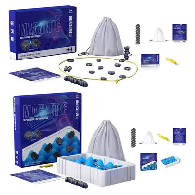 Chess Board Game Magnetic Effect - Priceless Collect LLC