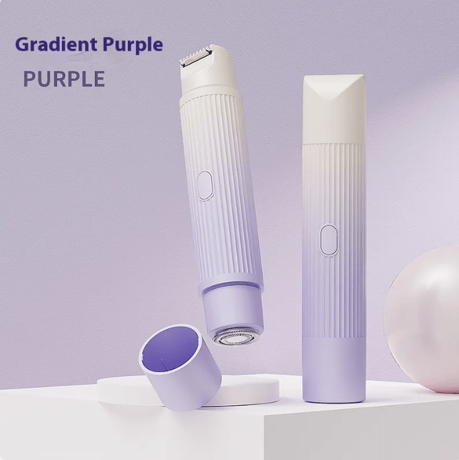 Dual-Head Electric Shaver Painless Women's Epilator Bikini Hair Removal Device Automatic Hair Trimmer Underarm Facial Lips Leg - Priceless Collect LLC