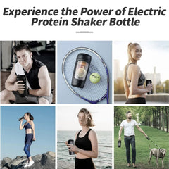Electric Portable Whey Protein Shaker Bottle - Priceless Collect LLC