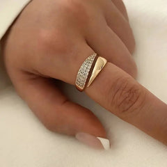 Elegant Adjustable Sparkle Ring - Priceless Collect LLC