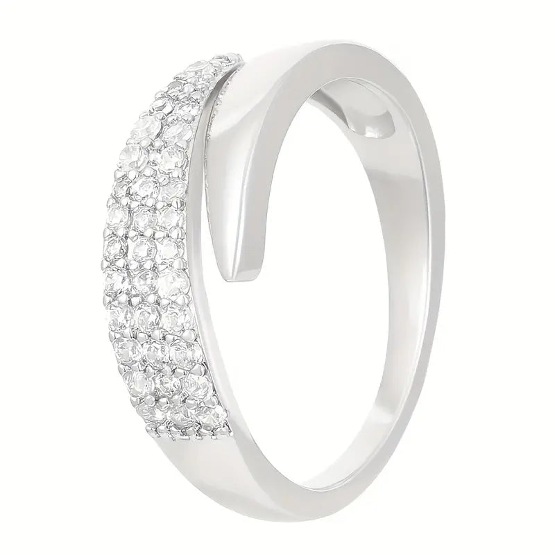 Elegant Adjustable Sparkle Ring - Priceless Collect LLC