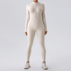 Fleece-Lined Yoga Jumpsuit - Priceless Collect LLC