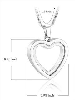 Heartfelt Remembrance: Stainless Steel Heart-Shaped Cremation Pendant - Priceless Collect LLC