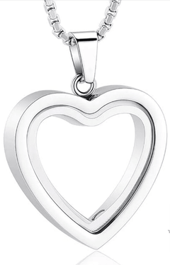 Heartfelt Remembrance: Stainless Steel Heart-Shaped Cremation Pendant - Priceless Collect LLC
