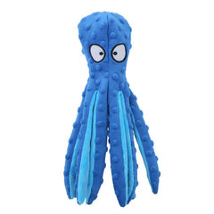 Interactive Bite-resistant Plush Octopus Pet Toy - Priceless Collect LLC