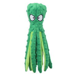 Interactive Bite-resistant Plush Octopus Pet Toy - Priceless Collect LLC
