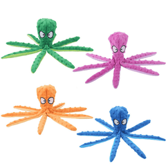 Interactive Bite-resistant Plush Octopus Pet Toy - Priceless Collect LLC