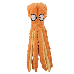 Interactive Bite-resistant Plush Octopus Pet Toy - Priceless Collect LLC