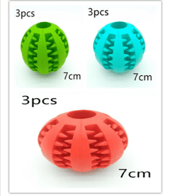 Interactive Rubber Slow Feeder Dog Ball - Priceless Collect LLC