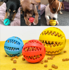 Interactive Rubber Slow Feeder Dog Ball - Priceless Collect LLC