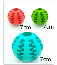 Interactive Rubber Slow Feeder Dog Ball - Priceless Collect LLC