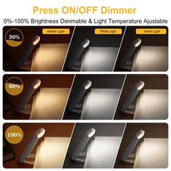 LED USB Rechargeable Book Light Reading Light Eye Protection - Priceless Collect LLC