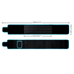 Long Wave Red Light Therapy Heating Waist Belt - Priceless Collect LLC