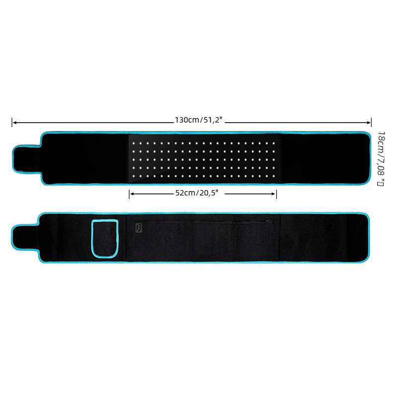 Long Wave Red Light Therapy Heating Waist Belt - Priceless Collect LLC