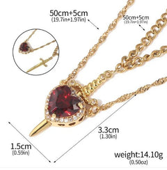 Love Dagger Necklace - Priceless Collect LLC