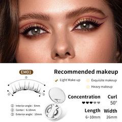 Magnetic False Eyelashes Set with Applicator - Priceless Collect LLC
