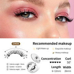 Magnetic False Eyelashes Set with Applicator - Priceless Collect LLC
