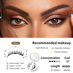 Magnetic False Eyelashes Set with Applicator - Priceless Collect LLC