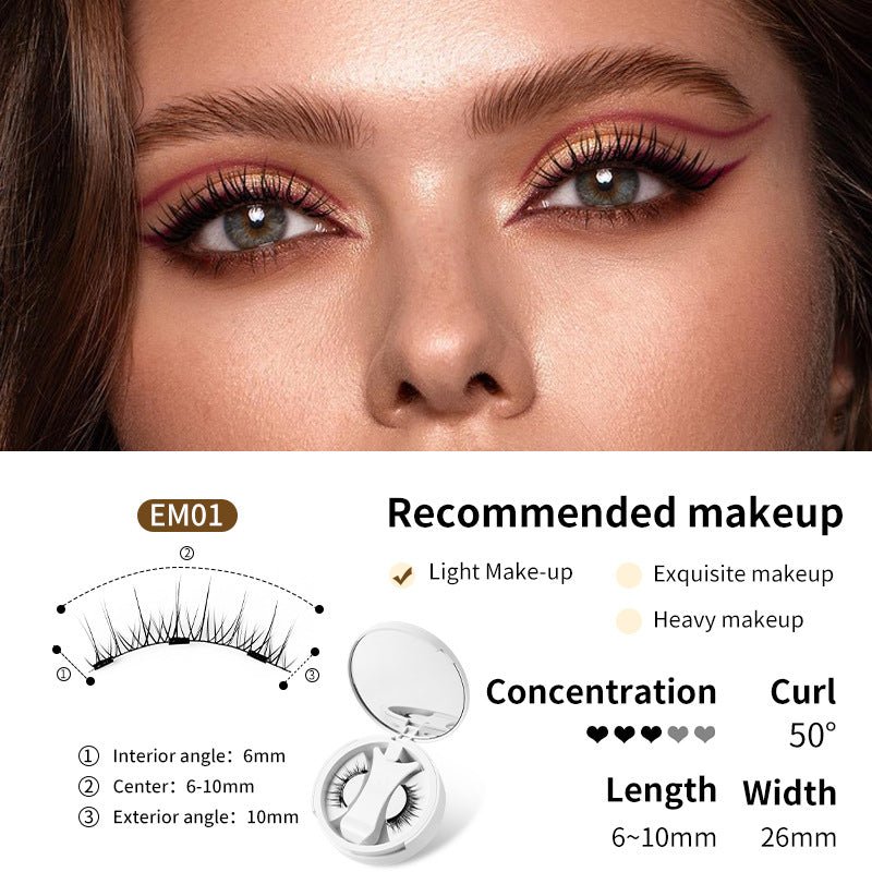 Magnetic False Eyelashes Set with Applicator - Priceless Collect LLC