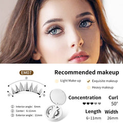 Magnetic False Eyelashes Set with Applicator - Priceless Collect LLC