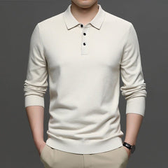 Men's Lapel Knit Pullover Sweater - Priceless Collect LLC