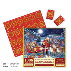 Merry Jigsaw Advent Calendar Puzzle - Priceless Collect LLC