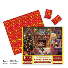 Merry Jigsaw Advent Calendar Puzzle - Priceless Collect LLC