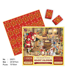 Merry Jigsaw Advent Calendar Puzzle - Priceless Collect LLC