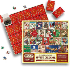 Merry Jigsaw Advent Calendar Puzzle - Priceless Collect LLC