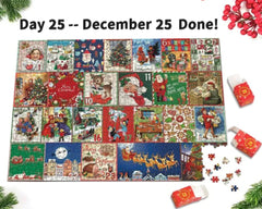 Merry Jigsaw Advent Calendar Puzzle - Priceless Collect LLC