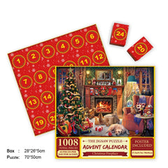 Merry Jigsaw Advent Calendar Puzzle - Priceless Collect LLC