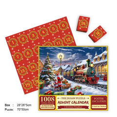 Merry Jigsaw Advent Calendar Puzzle - Priceless Collect LLC