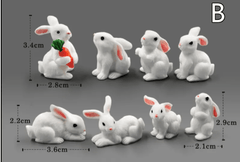 Mini Resin Animal Figurines – DIY Micro-Landscape Decor - Priceless Collect LLC