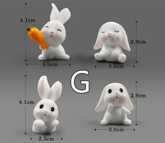 Mini Resin Animal Figurines – DIY Micro-Landscape Decor - Priceless Collect LLC