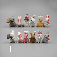 Mini Resin Animal Figurines – DIY Micro-Landscape Decor - Priceless Collect LLC
