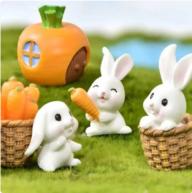 Mini Resin Animal Figurines – DIY Micro-Landscape Decor - Priceless Collect LLC