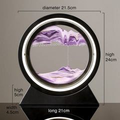Moving Sand Art Landscape Table Lamp - Priceless Collect LLC