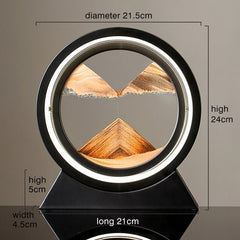 Moving Sand Art Landscape Table Lamp - Priceless Collect LLC