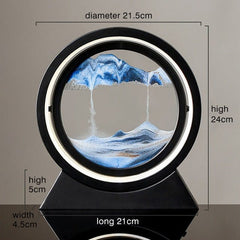 Moving Sand Art Landscape Table Lamp - Priceless Collect LLC