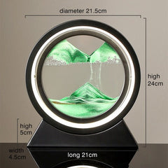 Moving Sand Art Landscape Table Lamp - Priceless Collect LLC