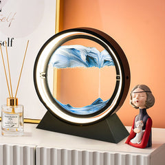 Moving Sand Art Landscape Table Lamp - Priceless Collect LLC