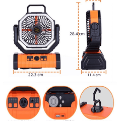 Outdoor Household Power Bank LED Light Camping Fan - Priceless Collect LLC