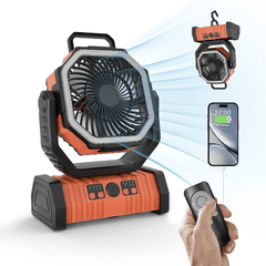 Outdoor Household Power Bank LED Light Camping Fan - Priceless Collect LLC